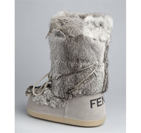 fendi fur moon boots|Fendi rain boots for women.